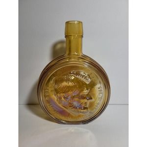 Wheaton Abraham Lincoln vintage carnival Glass Decanter